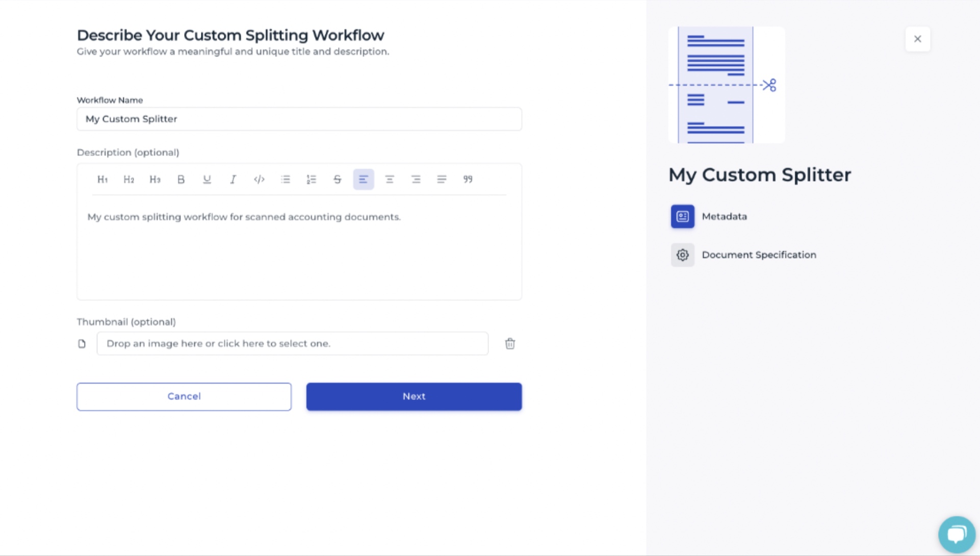 describe-custom-splitting-workflow